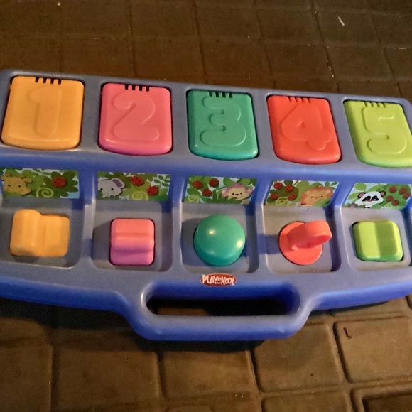 Vintage 1995 Playskool Busy Basics Poppin Pals Pop Up Jungle Animals RARE HTF - Picture 2 of 2